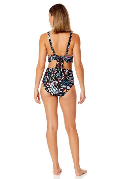 Women's Dance Floor Paisley Soft Band Shirred Bralette Bikini Top(Womens Dance Floor Paisley Soft Band Shirred Bralette Bikini Top) 21 Women's Dance Floor Paisley Soft Band Shirred Bralette Bikini Top(Womens Dance Floor Paisley Soft Band Shirred Bralette Bikini Top) -Simply Bikini Store 24MT10448 MULT 24MB30048 MULT 838 4