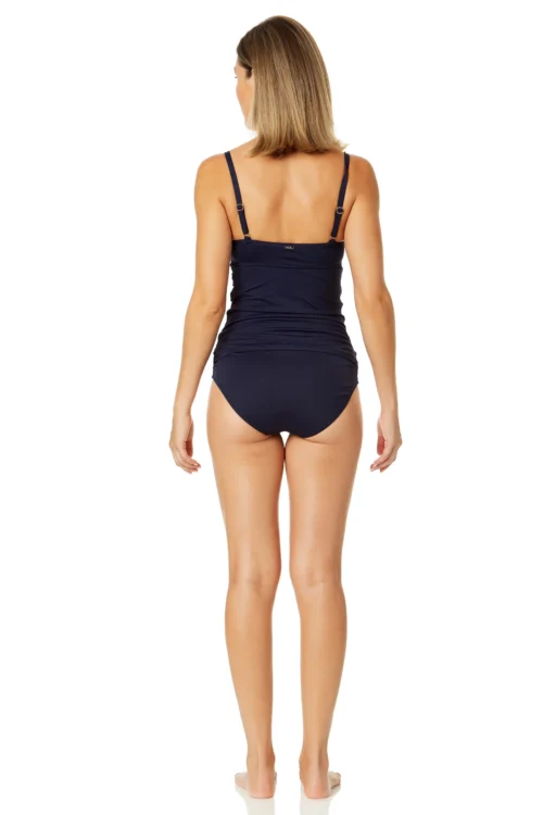Women's Live In Color Surplice Underwire Tankini Swim Top(Womens Live In Color Surplice Underwire Tankini Swim Top) -Simply Bikini Store 24MT25401 NAVY MYMB36001 NAVY 2537 1