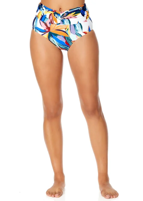 Women's Riviera Floral Shirred Waistband Bikini Swim Bottom(Womens Riviera Floral Shirred Waistband Bikini Swim Bottom) 10 Women's Riviera Floral Shirred Waistband Bikini Swim Bottom(Womens Riviera Floral Shirred Waistband Bikini Swim Bottom) -Simply Bikini Store 25MB38815 MULT0341 scaled