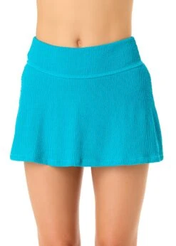 Women's Live In Color Textured Skirted Swim Bottom(Womens Live In Color Textured Skirted Swim Bottom 3)