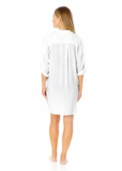 Women's Live In Color Button Down Shirt Swimsuit Cover Up(Womens Live In Color Button Down Shirt Swimsuit Cover Up 2) 9 Women's Live In Color Button Down Shirt Swimsuit Cover Up(Womens Live In Color Button Down Shirt Swimsuit Cover Up 2) -Simply Bikini Store 25MC53001 WHT White 171