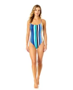Women's Barcode Stripe Classic Lingerie Maillot One Piece Swimsuit(Womens Barcode Stripe Classic Lingerie Maillot One Piece Swimsuit) -Simply Bikini Store 25MO001101 MULT 720 21633f61 ca46 493b b5f4 813d0962a569