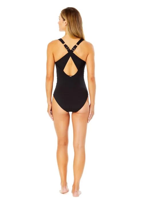 Women's Live In Color V Neck Cross Back One Piece Swimsuit(Womens Live In Color V Neck Cross Back One Piece Swimsuit) -Simply Bikini Store 25MO09101 BLK NoireBlack 286 scaled