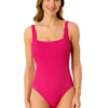 Women's Live In Color Textured Classic Square Neck One Piece Swimsuit(Womens Live In Color Textured Classic Square Neck One Piece Swimsuit 2) 2 Women's Live In Color Textured Classic Square Neck One Piece Swimsuit(Womens Live In Color Textured Classic Square Neck One Piece Swimsuit 2) -Simply Bikini Store 25MO10001 FANPK 016 FRONT scaled
