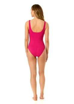 Women's Live In Color Textured Classic Square Neck One Piece Swimsuit(Womens Live In Color Textured Classic Square Neck One Piece Swimsuit 2) 11 Women's Live In Color Textured Classic Square Neck One Piece Swimsuit(Womens Live In Color Textured Classic Square Neck One Piece Swimsuit 2) -Simply Bikini Store 25MO10001 FANPK 020