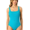 Women's Live In Color Textured Classic Square Neck One Piece Swimsuit(Womens Live In Color Textured Classic Square Neck One Piece Swimsuit 3) 1 Women's Live In Color Textured Classic Square Neck One Piece Swimsuit(Womens Live In Color Textured Classic Square Neck One Piece Swimsuit 3) -Simply Bikini Store 25MO10001 FWTRQ 637 FRONT scaled