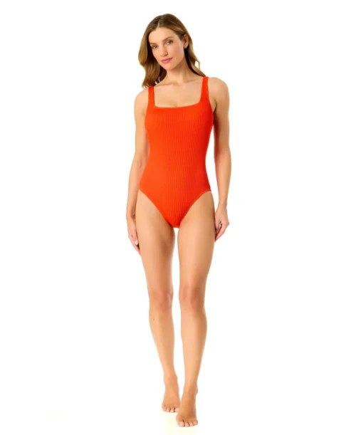 Women's Live In Color Textured Classic Square Neck One Piece Swimsuit(Womens Live In Color Textured Classic Square Neck One Piece Swimsuit 1) -Simply Bikini Store 25MO10001 PRFLM 619 bfe2c097 4465 423f a733 d852b0bd31ff scaled