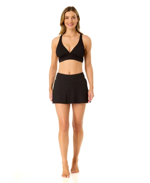 Women's Live In Color Textured Shirred Soft Band Bralette Bikini Swim Top(Womens Live In Color Textured Shirred Soft Band Bralette Bikini Swim Top) -Simply Bikini Store 25MT15001 BLK 25MB39301 BLK 351 a8dbd99b 145b 477c 856e 75324ddd459a scaled