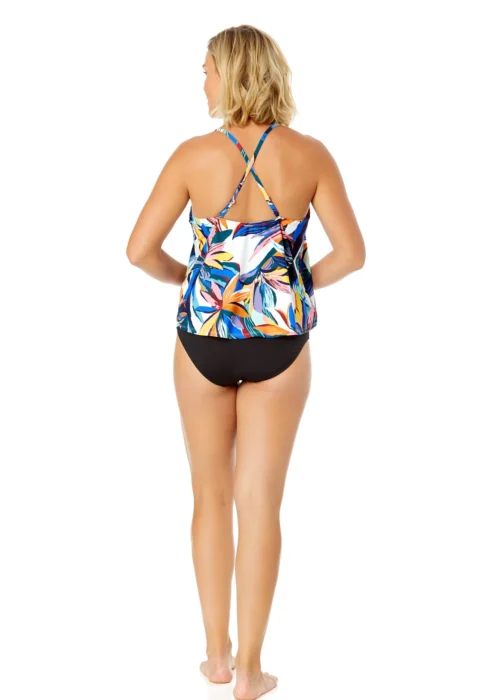 Women's Riviera Floral Easy Triangle Tankini Swim Top(Womens Riviera Floral Easy Triangle Tankini Swim Top) -Simply Bikini Store 25MT22415 MULT MYMB36001 BLK 1135 e1040042 4958 44cb 941e f1a56d4f14cc scaled