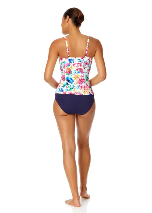 Women's Watercolor Paisley Twist Front Underwire Tankini Swim Top(Womens Watercolor Paisley Twist Front Underwire Tankini Swim Top) -Simply Bikini Store 25MT23370 MULT MYMB36001 NAVY 1273 scaled