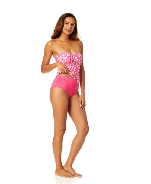 Women's Shibori Geo Twist Front Bandeaukini Swim Top(Womens Shibori Geo Twist Front Bandeaukini Swim Top 1) -Simply Bikini Store 25MT25075 PKGL MYMB36001 PKGL 1515 scaled