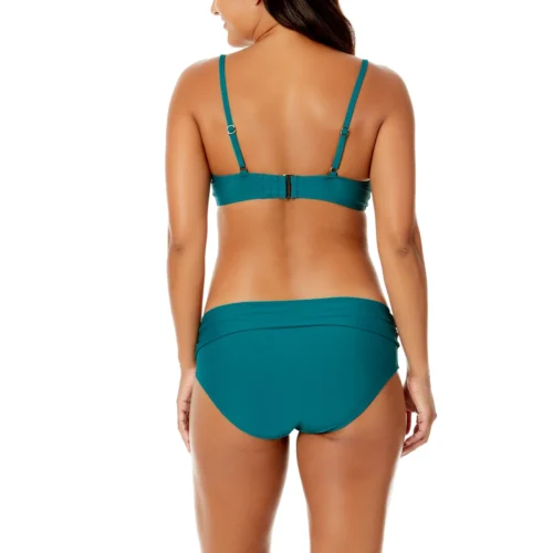 Anne Cole - Women's V Wire Elongated Underwire Bikini Swim Top(Anne Cole Womens V Wire Elongated Underwire Bikini Swim Top) -Simply Bikini Store ACST001 GREEN ACSB001 GREEN 973