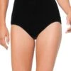Anne Cole - Tummy Control Swim Bottom(Anne Cole Tummy Control Swim Bottom 1) -Simply Bikini Store AnneCole Resort Tummy Control Swim Bottom MYMB36401 BLK A FRONTBOTTOM jpg