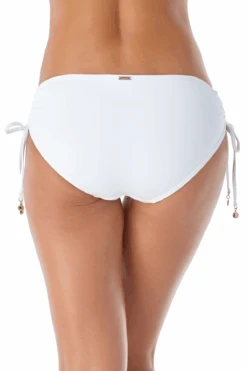 Women's Live In Color Side Tie Swim Bottom(Anne Cole Side Tie Swim Bottom 2) 23 Women's Live In Color Side Tie Swim Bottom(Anne Cole Side Tie Swim Bottom 2) -Simply Bikini Store AnneCole SideTieSwimBottom 2793 MYMB30001 WHT BACK jpg
