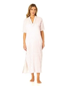Women's Maxi Dress With Side Slits And Shell Details Cover Up(Womens Maxi Dress With Side Slits And Shell Details Cover Up) 9 Women's Maxi Dress With Side Slits And Shell Details Cover Up(Womens Maxi Dress With Side Slits And Shell Details Cover Up) -Simply Bikini Store CU151275 PINKCOSMOS 1608