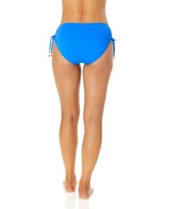 Women's Live In Color Side Tie Swim Bottom(Womens Live In Color Side Tie Swim Bottom 13) -Simply Bikini Store MYMB30001 ABLU 792