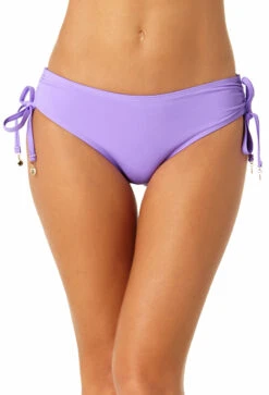 Women's Live In Color Side Tie Swim Bottom(Anne Cole Side Tie Swim Bottom 2) 38 Women's Live In Color Side Tie Swim Bottom(Anne Cole Side Tie Swim Bottom 2) -Simply Bikini Store MYMB30001 AME 1074 FRONTBOTTOM