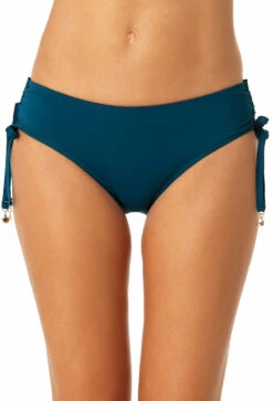 Women's Live In Color Side Tie Swim Bottom(Anne Cole Side Tie Swim Bottom 2) 34 Women's Live In Color Side Tie Swim Bottom(Anne Cole Side Tie Swim Bottom 2) -Simply Bikini Store MYMB30001 DSBL 1380 FRONTBOTTOM