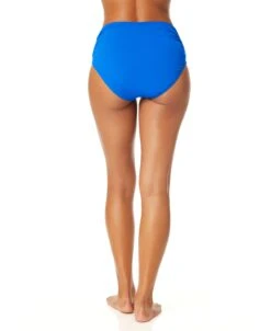 Women's Live In Color Convertible High Waist Shirred Swim Bottom(Womens Live In Color Convertible High Waist Shirred Swim Bottom 21) -Simply Bikini Store MYMB36001 AZUR 428 49405b14 9223 4d06 9bc9 ac402471e8d9