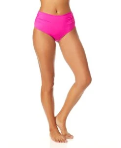 Women's Live In Color Convertible High Waist Shirred Swim Bottom(Womens Live In Color Convertible High Waist Shirred Swim Bottom 19) -Simply Bikini Store MYMB36001 HBCU 090 869b06c0 88b4 47b3 a97a 1d6d5048c848