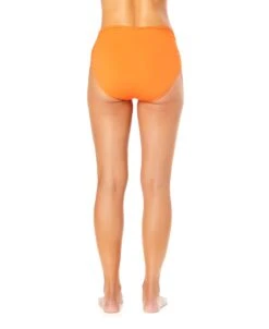 Women's Live In Color Convertible High Waist Shirred Swim Bottom(Womens Live In Color Convertible High Waist Shirred Swim Bottom 12) -Simply Bikini Store MYMB36001 PEAC 460