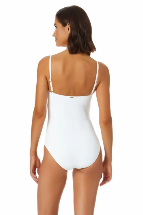 Women's Live In Color Classic Lingerie Maillot One Piece Swimsuit(Anne Cole Classic Lingerie Maillot One Piece Swimsuit) 21 Women's Live In Color Classic Lingerie Maillot One Piece Swimsuit(Anne Cole Classic Lingerie Maillot One Piece Swimsuit) -Simply Bikini Store MYMO00101 WHT 2298 2