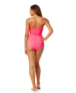 Women's Live In Color Twist Front Shirred One Piece Swimsuit(Womens Live In Color Twist Front Shirred One Piece Swimsuit 21) -Simply Bikini Store MYMO00501 FLMG 794
