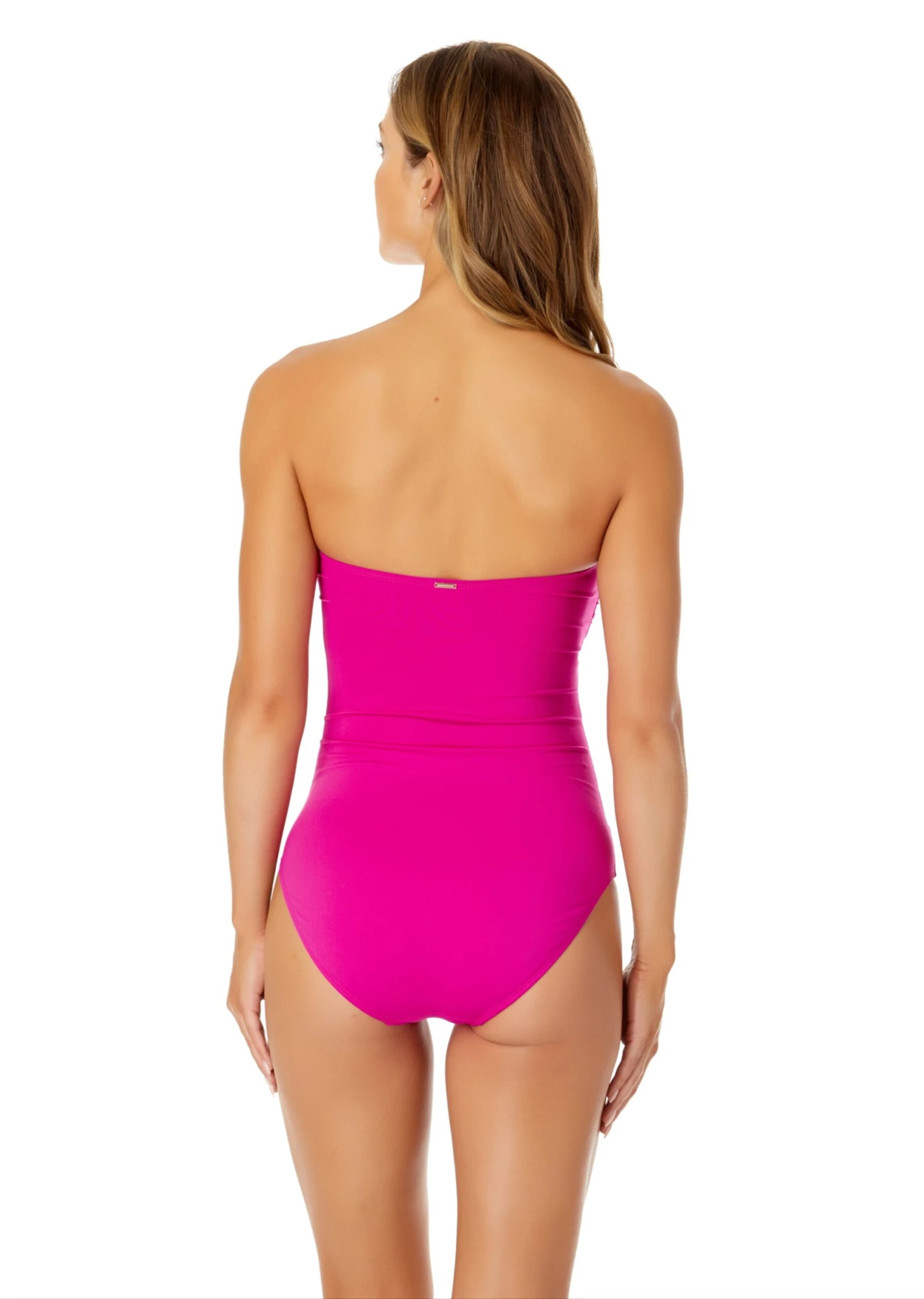 Women's Live In Color Twist Front Shirred One Piece Swimsuit(Womens Live In Color Twist Front Shirred One Piece Swimsuit 20) 4 Women's Live In Color Twist Front Shirred One Piece Swimsuit(Womens Live In Color Twist Front Shirred One Piece Swimsuit 20) - Image 2