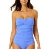 Women's Live In Color Twist Front Shirred One Piece Swimsuit(Womens Live In Color Twist Front Shirred One Piece Swimsuit 3) -Simply Bikini Store MYMO00501 PERI 852 1