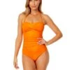 Women's Live In Color Twist Front Shirred One Piece Swimsuit(Womens Live In Color Twist Front Shirred One Piece Swimsuit 11) -Simply Bikini Store MYMO00501 TURM 1544 FRONT