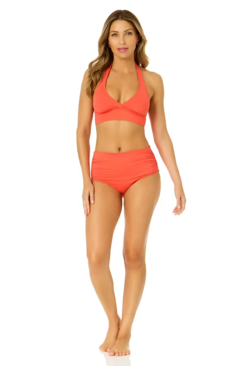 Women's Live In Color Halter Bikini Top(Womens Live In Color Halter Bikini Top) -Simply Bikini Store MYMT10001 MYMB36001 CRKS 3074