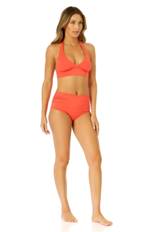 Women's Live In Color Halter Bikini Top(Womens Live In Color Halter Bikini Top) -Simply Bikini Store MYMT10001 MYMB36001 CRKS 3092