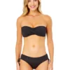 Anne Cole - Twist Bandeau Bikini Top(Anne Cole Twist Bandeau Bikini Top 1) -Simply Bikini Store MYMT10101 BLK MYMB30001 BLK 900 FRONT scaled