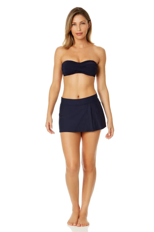 Anne Cole - Twist Bandeau Bikini Top(Anne Cole Twist Bandeau Bikini Top 1) -Simply Bikini Store MYMT10101 NAVY 24MB41301 NAVY 2488 2