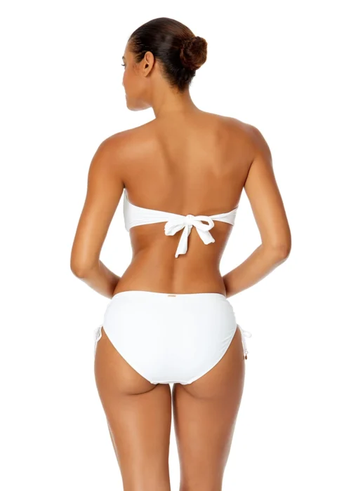 Anne Cole - Twist Bandeau Bikini Top(Anne Cole Twist Bandeau Bikini Top 1) -Simply Bikini Store MYMT10101 WHT White MYMB30001 WHT 1374 BACK scaled