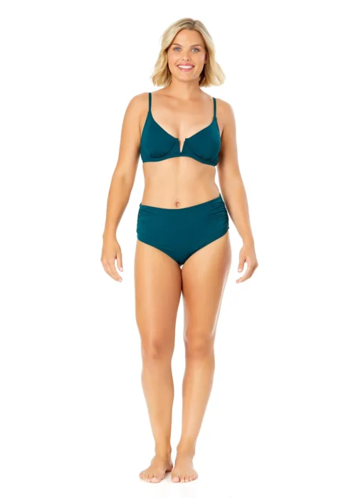 Women's Live In Color V Wire Underwire Bikini Top(Womens Live In Color V Wire Underwire Bikini Top 4) -Simply Bikini Store MYMT11001 HUNTR HunterGreen MYMB36001 HUNTR 1866 scaled