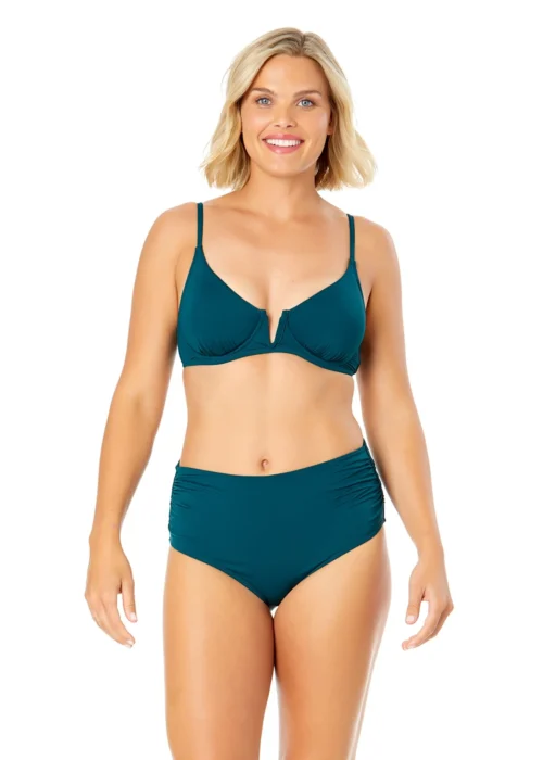 Women's Live In Color V Wire Underwire Bikini Top(Womens Live In Color V Wire Underwire Bikini Top 4)