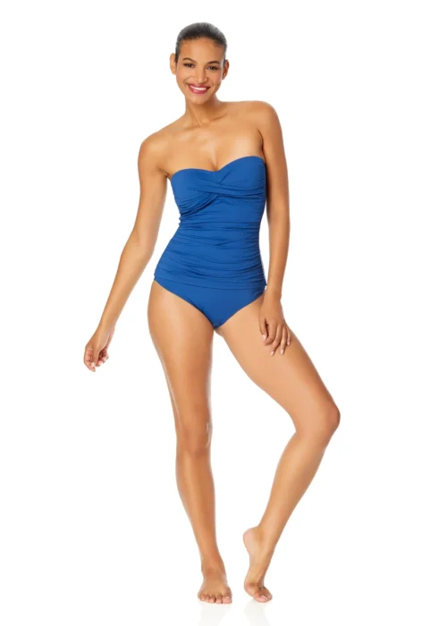 Women's Live In Color Twist Front Bandeaukini Swim Top(Womens Live In Color Twist Front Bandeaukini Swim Top 16) -Simply Bikini Store MYMT25001 SLB Slate Blue MYMB36001 SLB Slate Blue 2074 scaled