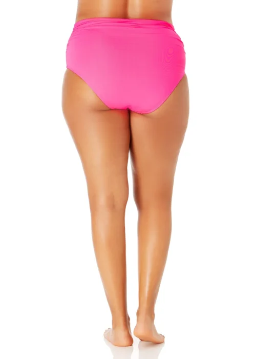 Women's Plus Size Live In Color High Waisted Shirred Bottom(Womens Plus Size Live In Color High Waisted Shirred Bottom 2) -Simply Bikini Store MYPB36001 PPCH 1943 scaled