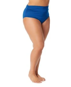 Women's Plus Live In Color High Waisted Shirred Bottom(Womens Plus Live In Color High Waisted Shirred Bottom) -Simply Bikini Store MYPB36001 SLB 1566 f7350b5d fe0b 4628 996c d3de9c5ab5f7